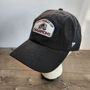 Colorado Avalanche NHL 2022 Stanley Cup Champions Strapback Adjustable Hat Cap